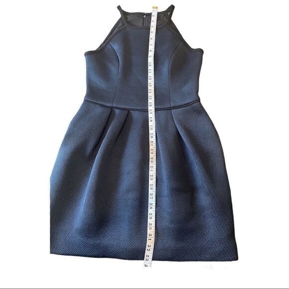 RACHEL Rachel Roy Navy Blue Mesh High Neck Mini Dress - Picture 9 of 11